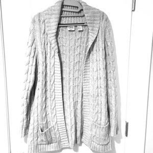 Cozy Gray Cardigan Sweater
